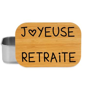 HAPPY RETREAT. RETIREMENT. RETIRED. RETIREMENT. - Lunch Box - silver - Front