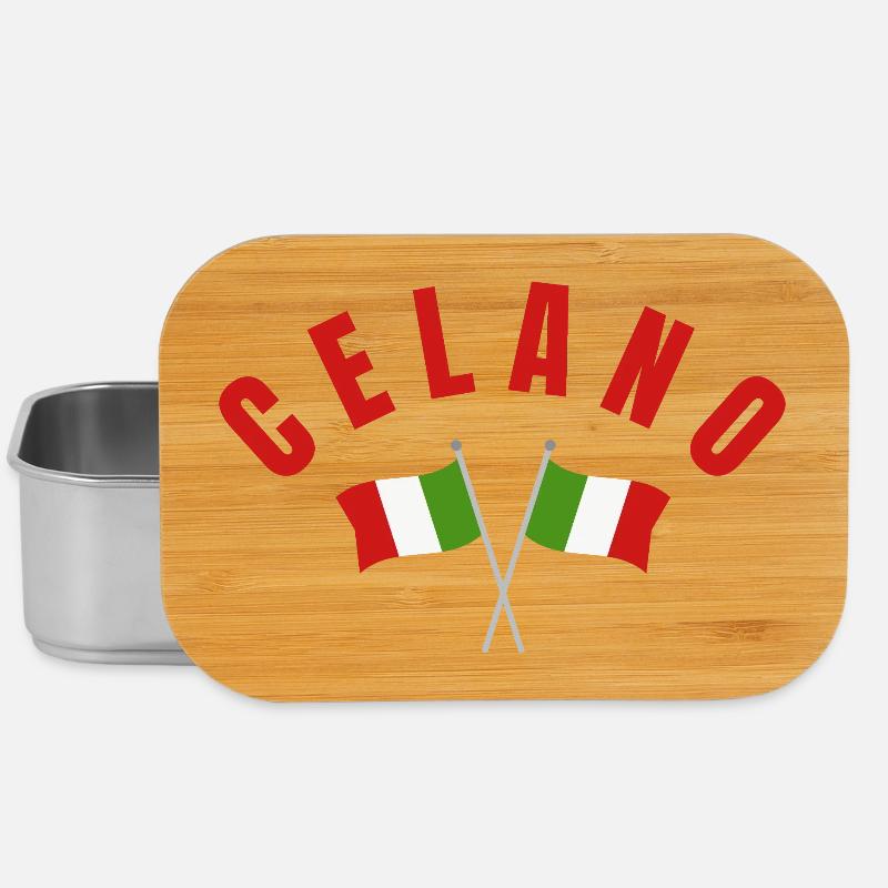 Celano Italian Flags - Lunch Box - silver