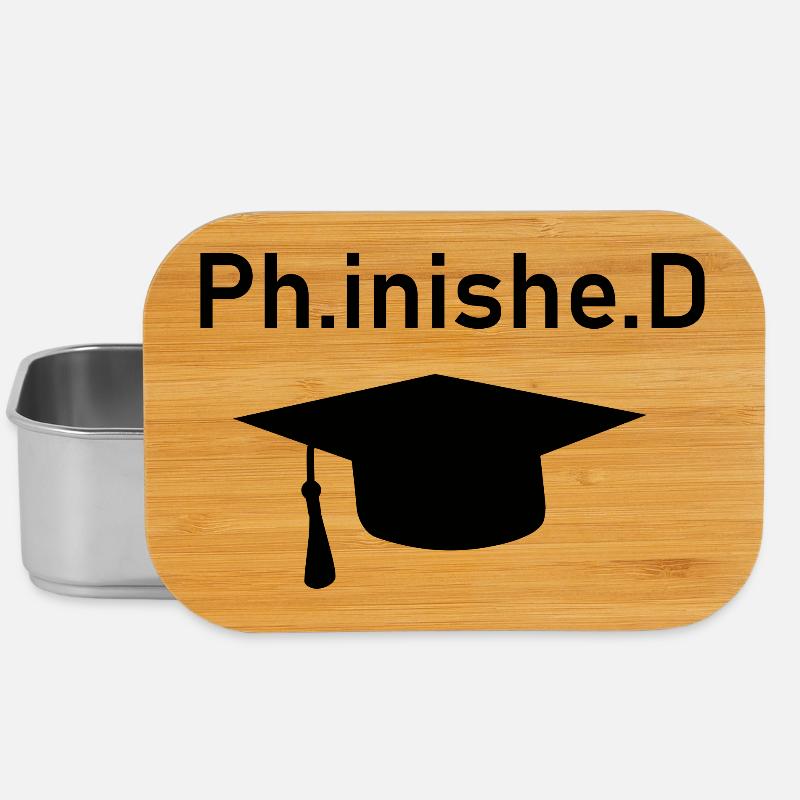 PhD Phinished - Lunch Box - Silber