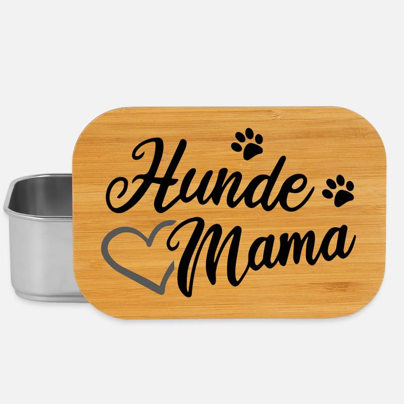 Hunde Mama - Lunch Box - Silber