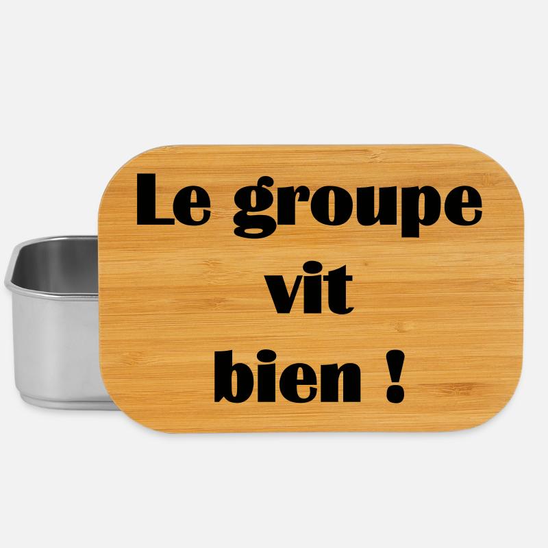 Le groupe vit bien ! - Boîte à goûter - argent