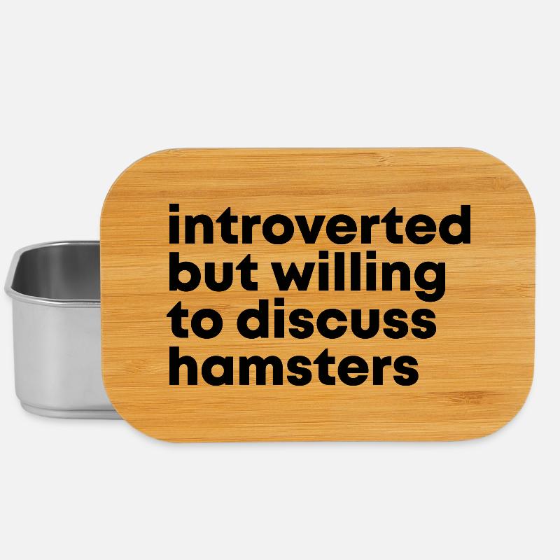 Hamster - Lunch Box - Silber