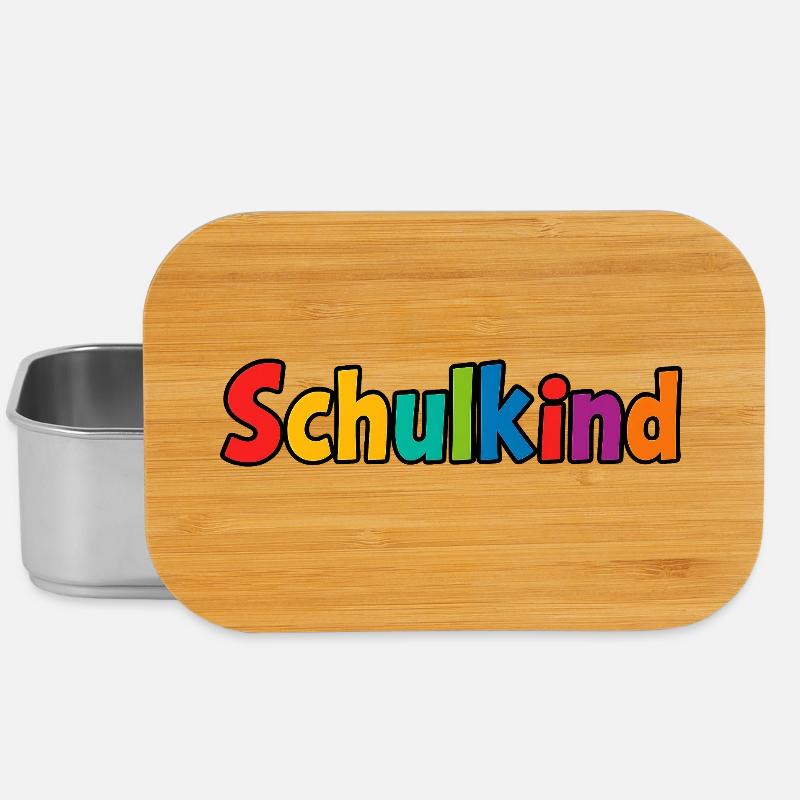 Schulkind bunt - Lunch Box - Silber