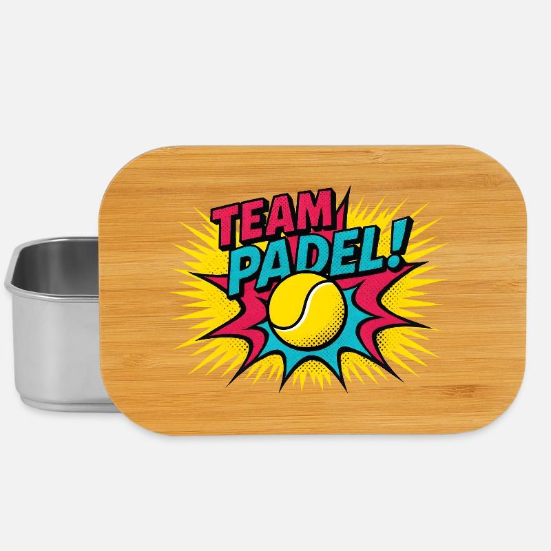Padel Pop Art Explosion Team - Lunch Box - Silber