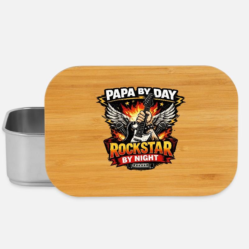 Papa by Day  - Lunch Box - Silber
