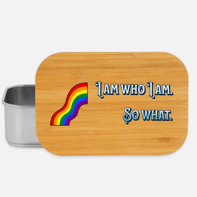 I am - Lunch Box - silver