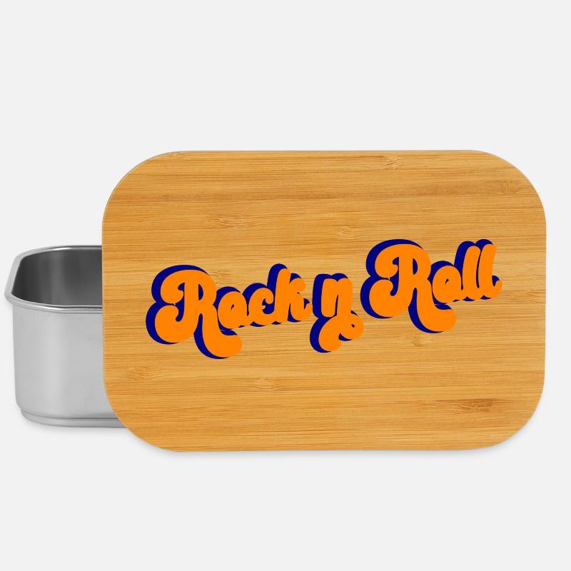 Rock and Roll Design Retro - Lunch Box - Silber