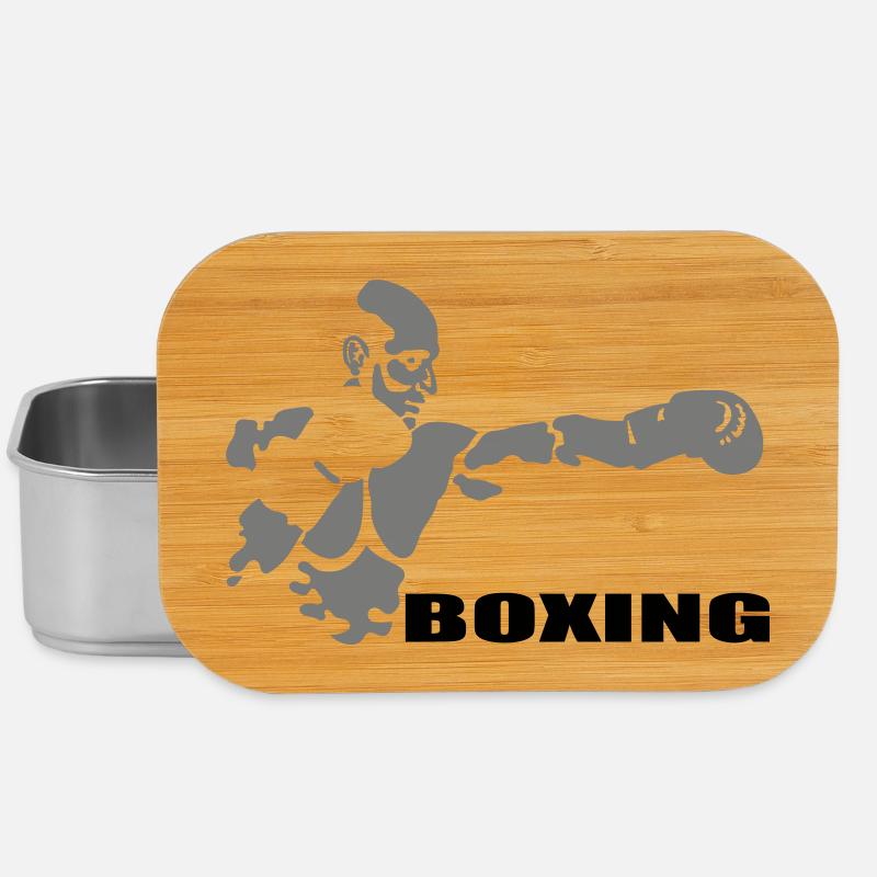 boxing - Lunch Box - silver