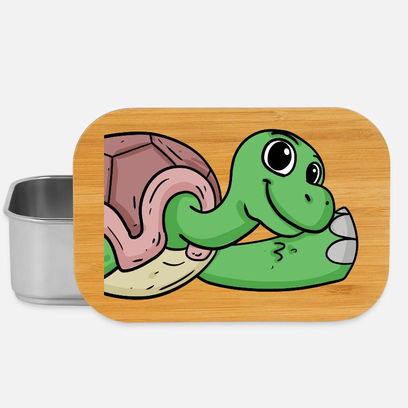 Salutation des tortues - Boîte à goûter - argent