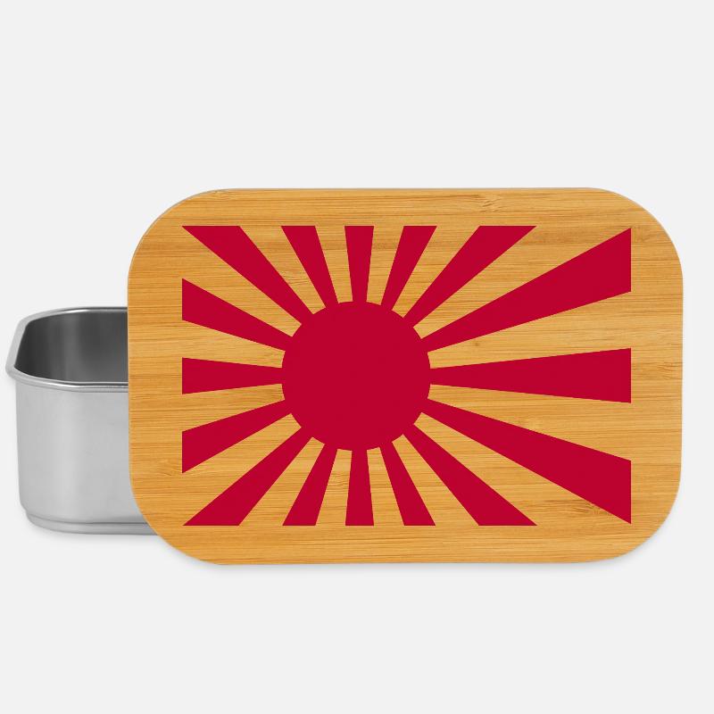 Drapeau du Soleil Levant - Boîte à goûter - argent