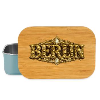 BERLIN baroque avec crâne - Boîte à goûter - bleu pâle - Devant