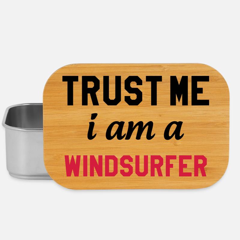 Windsurfen / Windsurfer / Windsurf / Windsurfing - Lunch Box - Silber