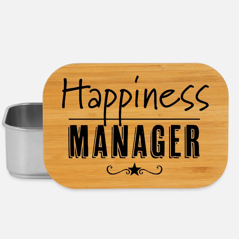 Happiness Manager - Lunch Box - silver