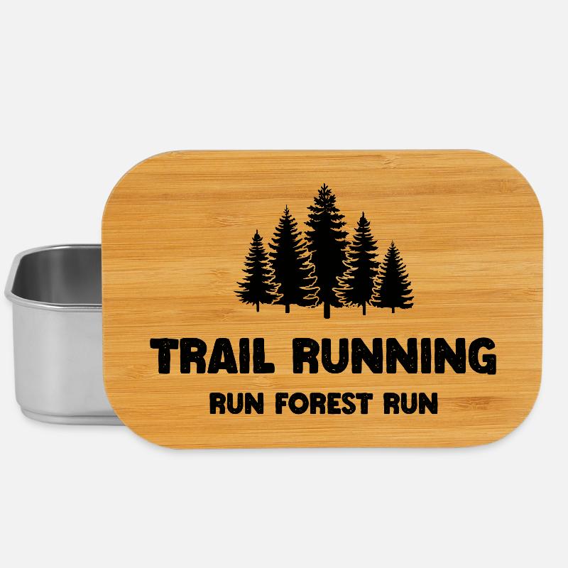 Trail Running - Run Forest Run - Lunch Box - silver