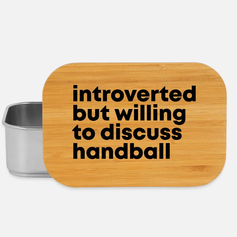 handball - Boîte à goûter - argent