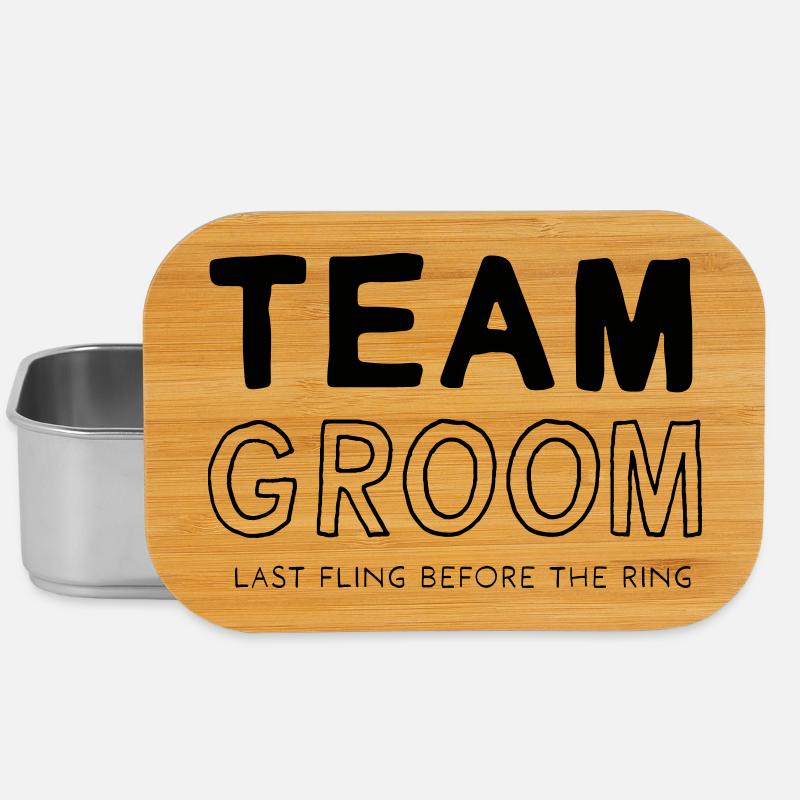 Team Groom - Lunch Box - Silber