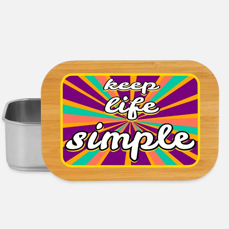 Life Simple - Lunch Box - silver