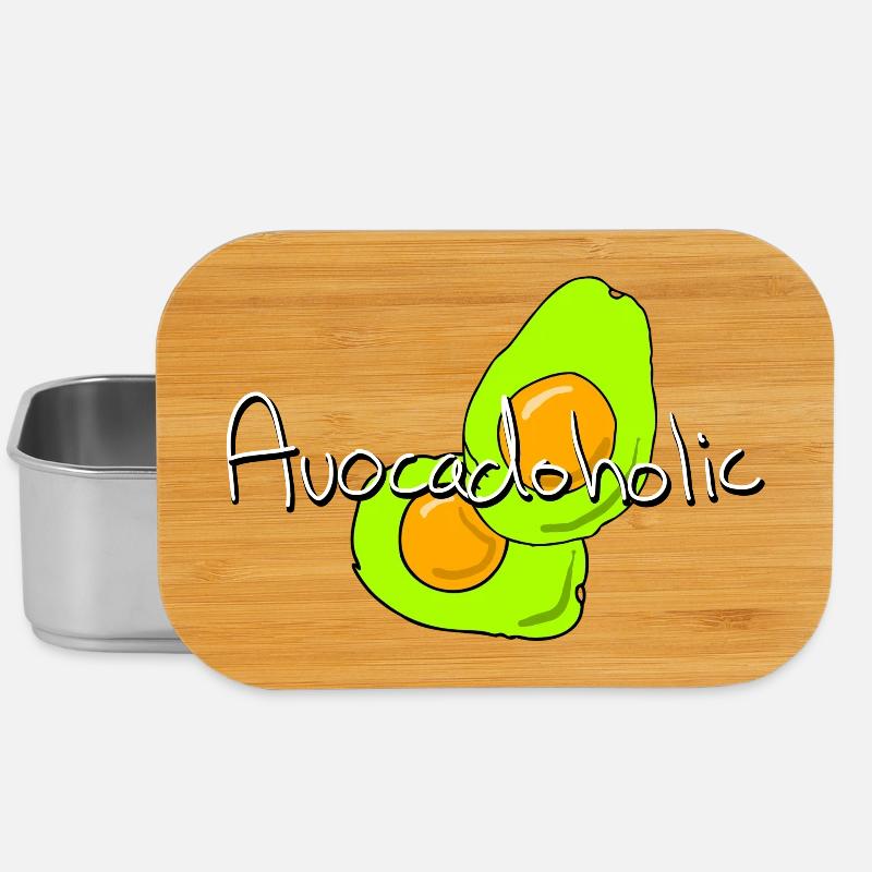 Avocadoholic - Lunch Box - Silber