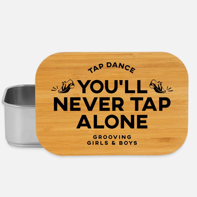 You Will Never Tap Alone – Tap Dance / Stepptanz - Lunch Box - Silber