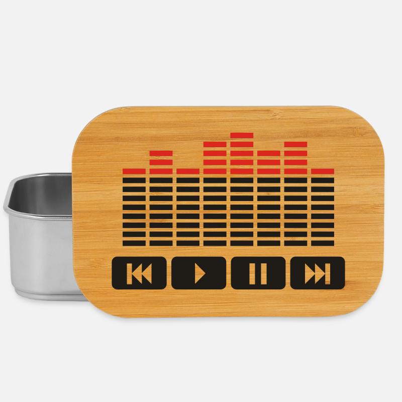 Equalizer audio player dj - Lunch Box - silver