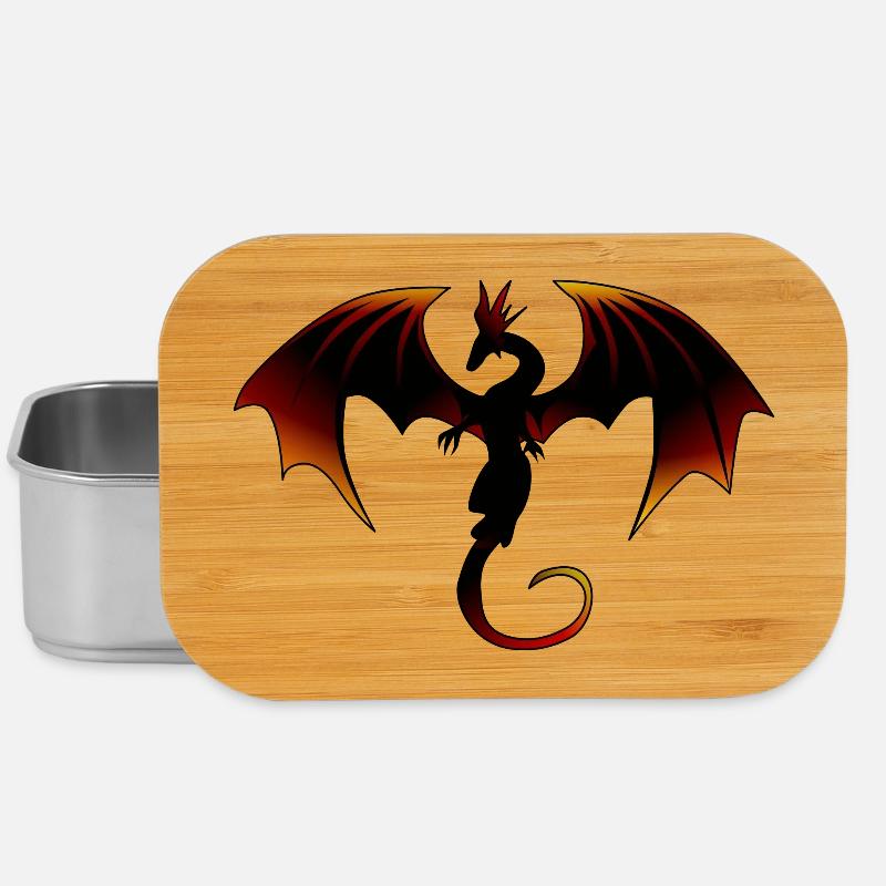 Dragon de Feu, Dragon de Feu - Boîte à goûter - argent