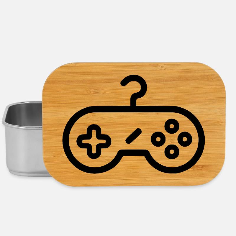Level Up - Gaming Vibes - Lunch Box - silver