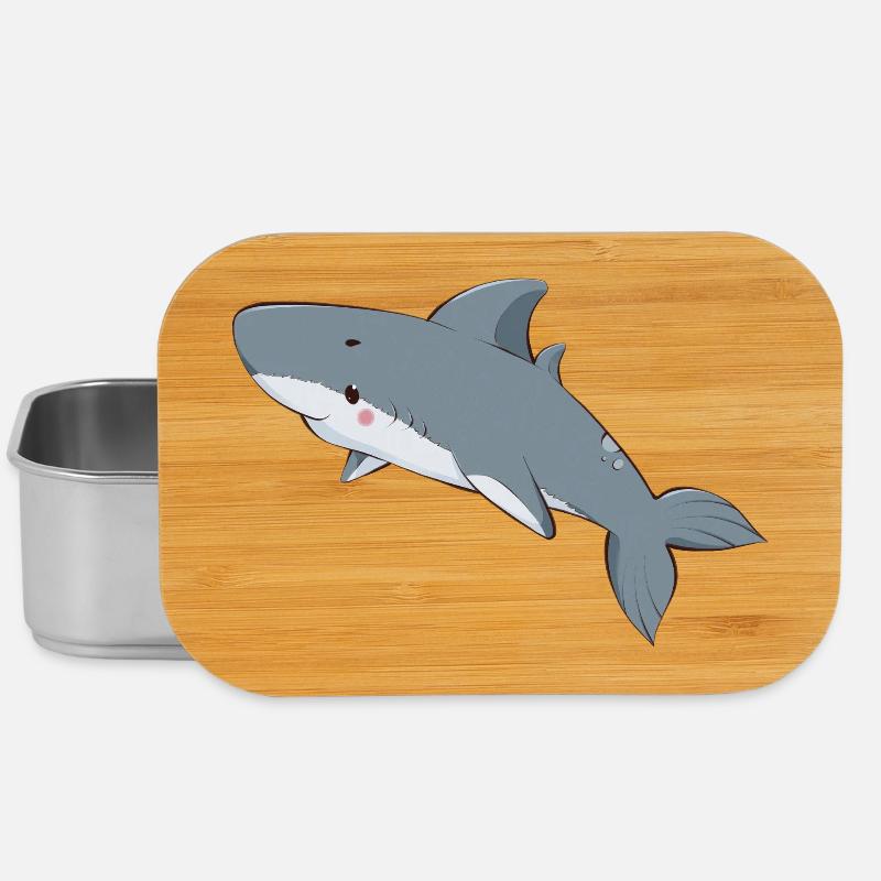 Hai - Lunch Box - Silber
