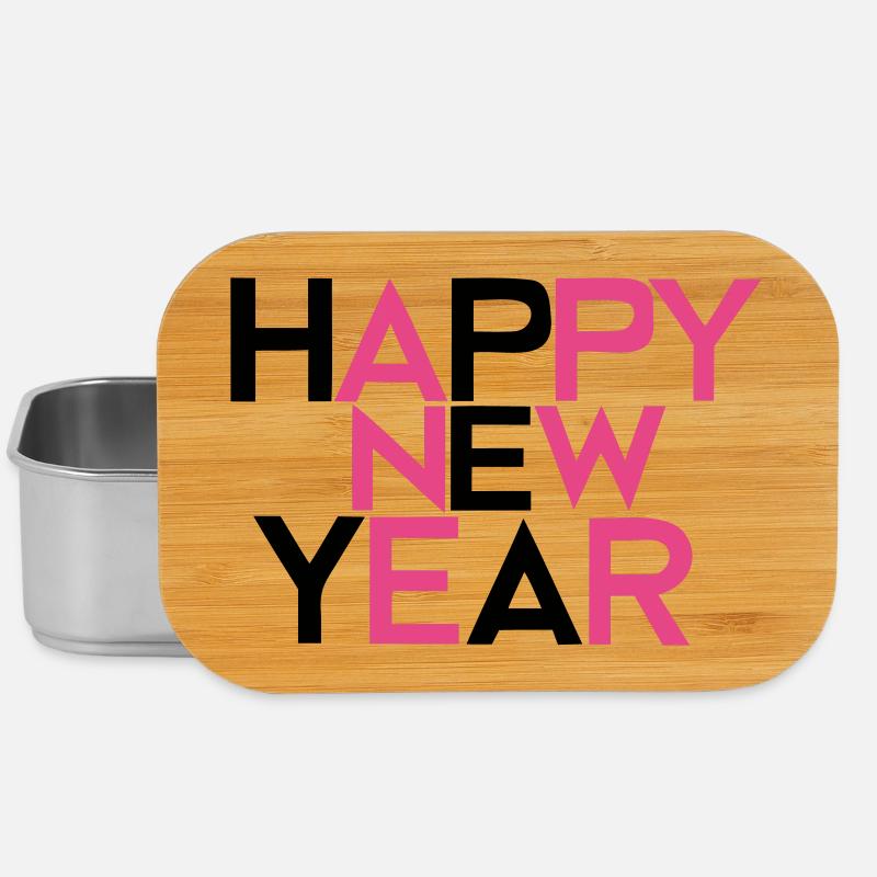 Happy New Year #2 - Lunch Box - Silber