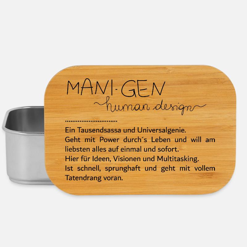 Du bist ein Manifestierender Generator - Lunch Box - Silber