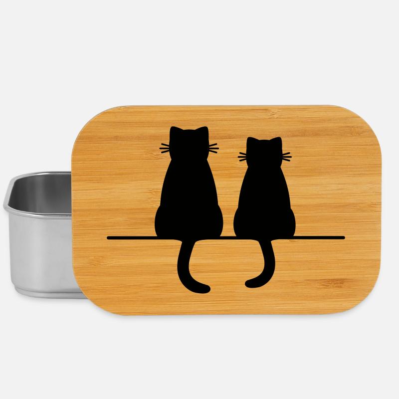 Cadeau d'amour d'amitié de chat de chats de chat - Boîte à goûter - argent