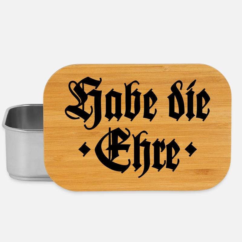 Habe die Ehre - Lunch Box - Silber