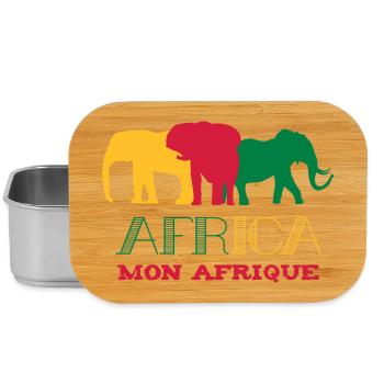 Africa Mon Afrique / Art / Design - Lunch Box - silver - Front