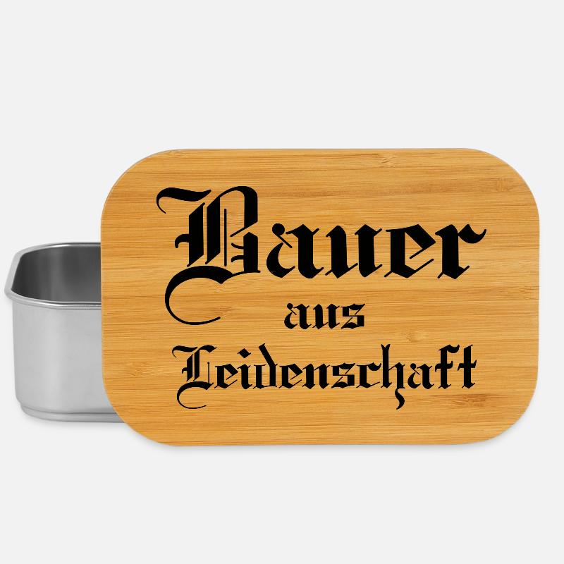 Bauer aus Leidenschaft - Lunch Box - Silber