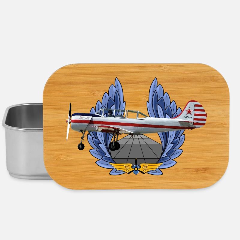 Yak-52 - Lunch Box - Silber