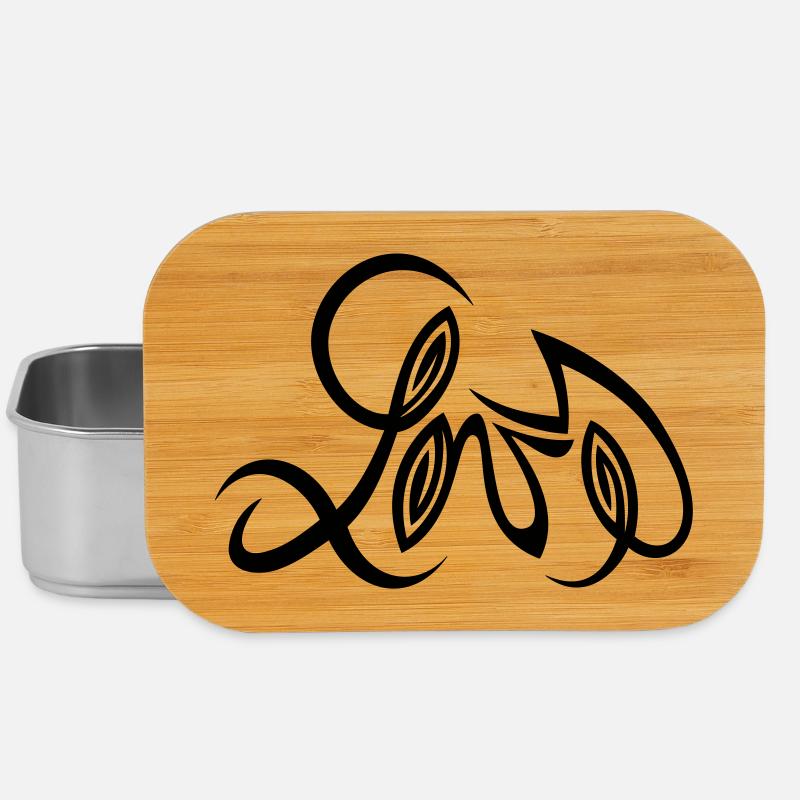 Love Design von Cean - Lunch Box - Silber