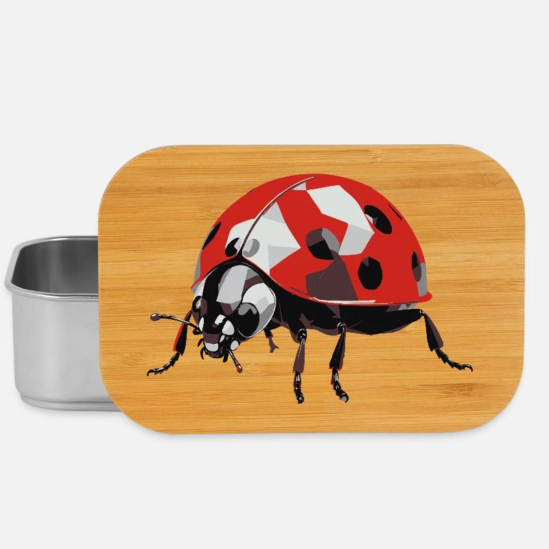 Ladybug3 - Lunch Box - silver