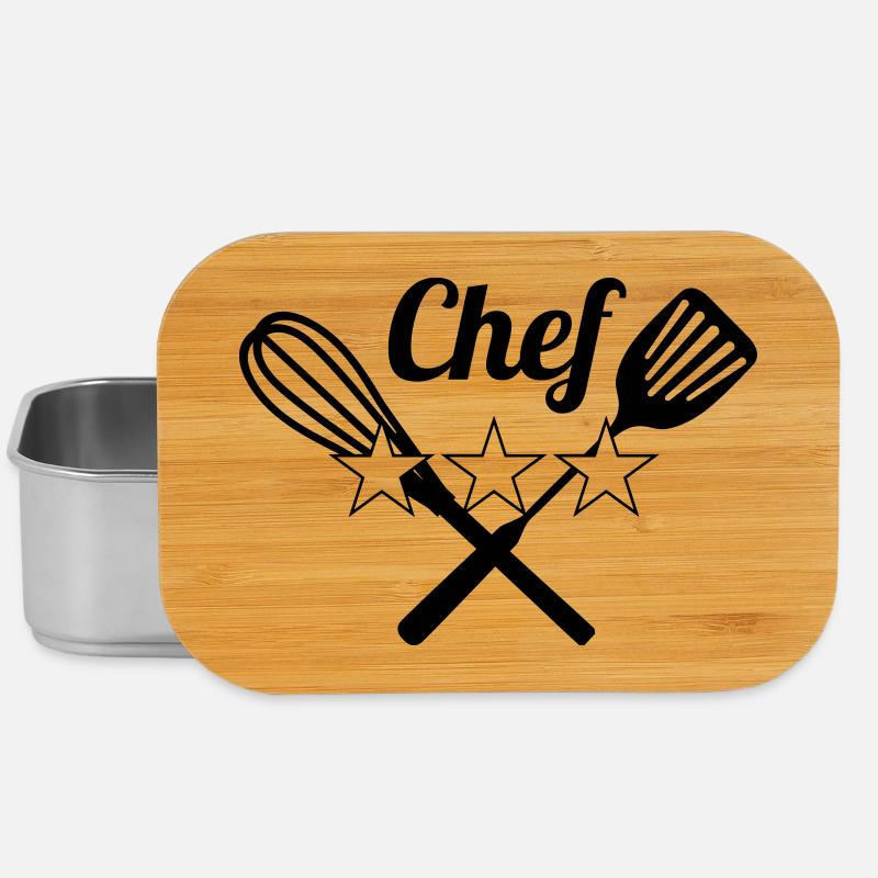 Chef - Boîte à goûter - argent