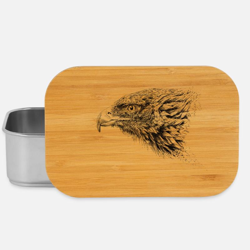 Adler - Lunch Box - Silber