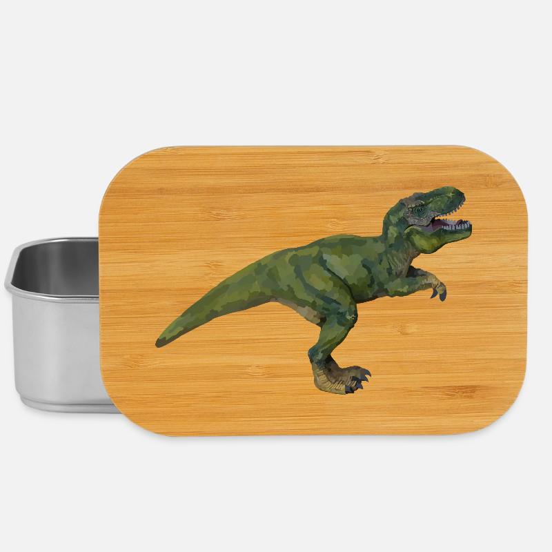 Tom T-Rex - Lunch Box - silver