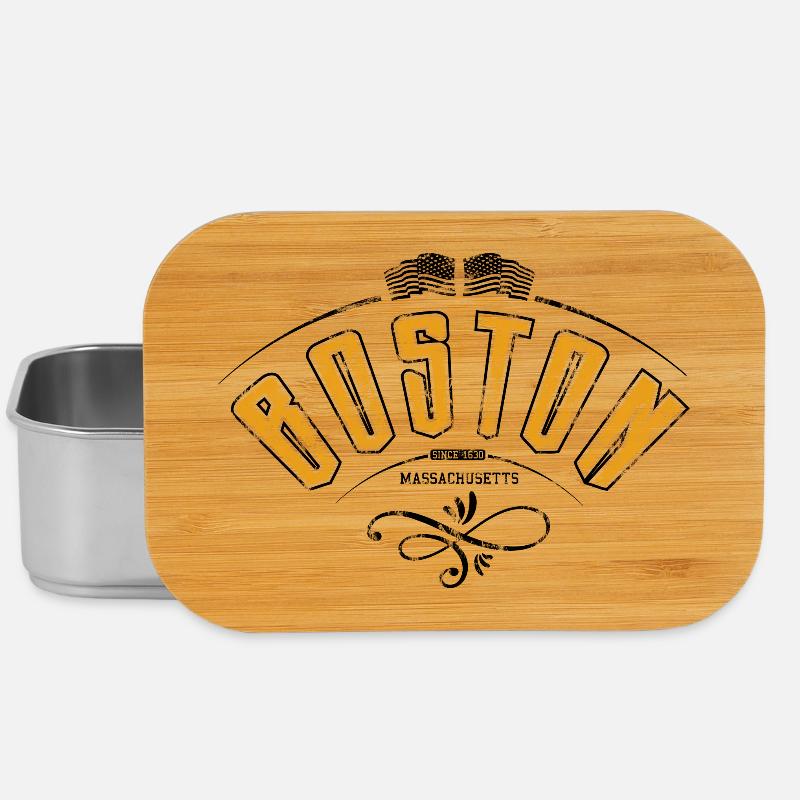 Boston Grunge-Effekt - Lunch Box - Silber