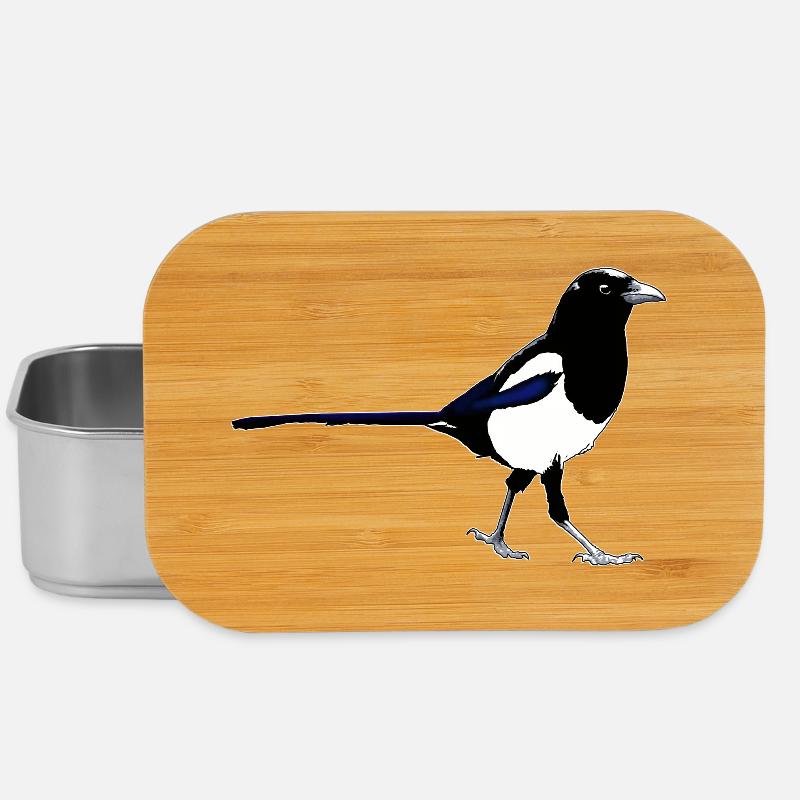 Magpie - Lunch Box - silver
