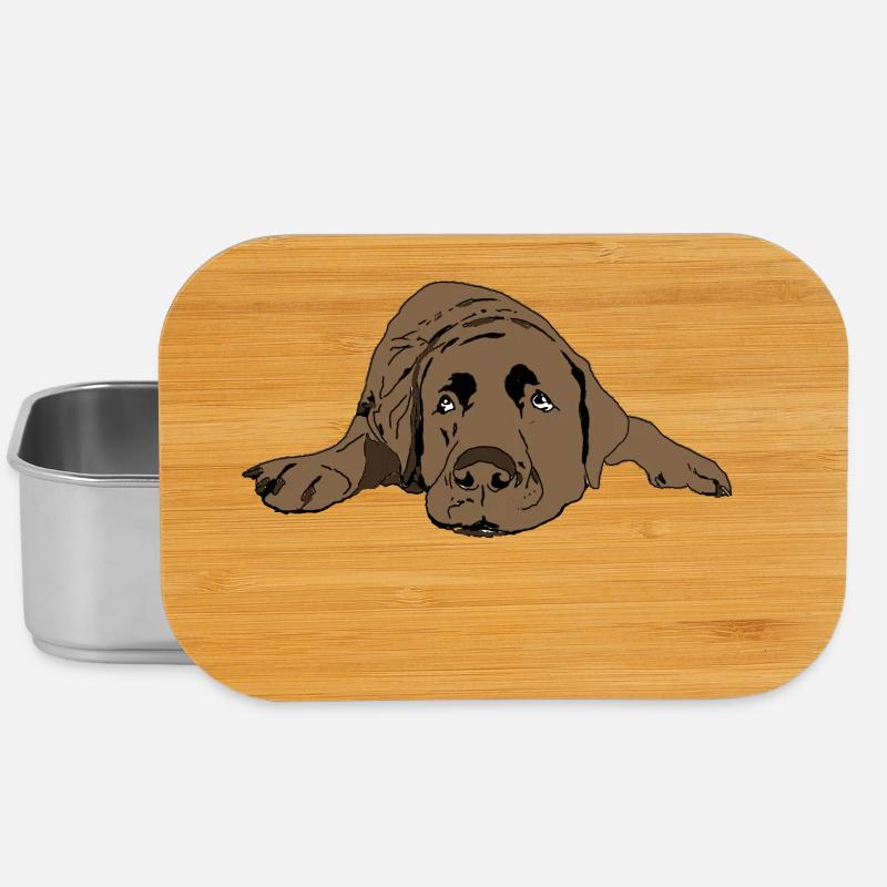 Labrador - Lunch Box - Silber