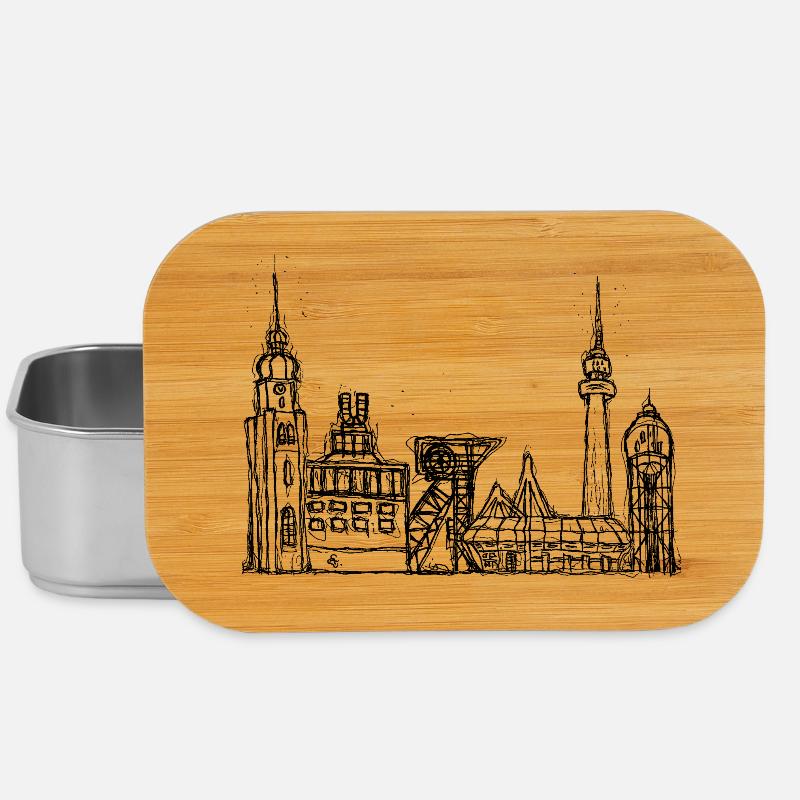 Dortmund Skyline - Lunch Box - Silber