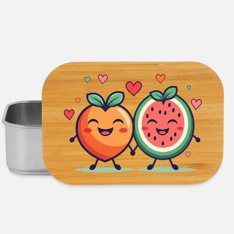 Fruity passion love - Lunch Box - silver