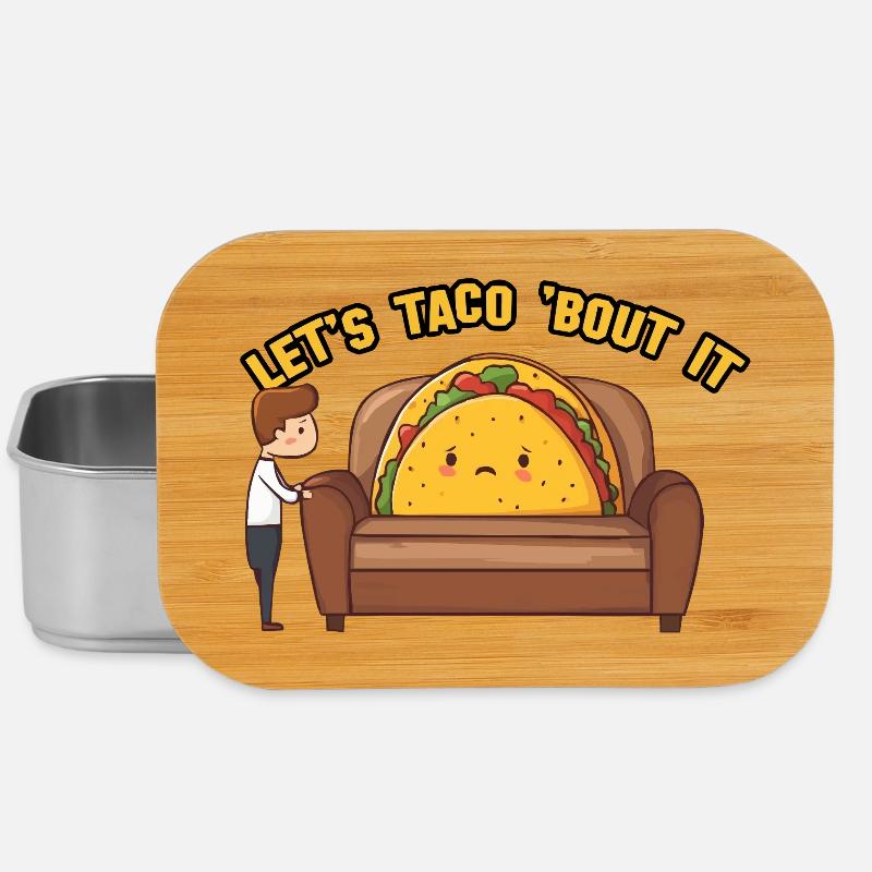 Let’s Taco About It - Lunch Box - silver