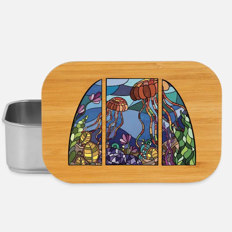 Jellyfish_Window_2 - Boîte à goûter - argent