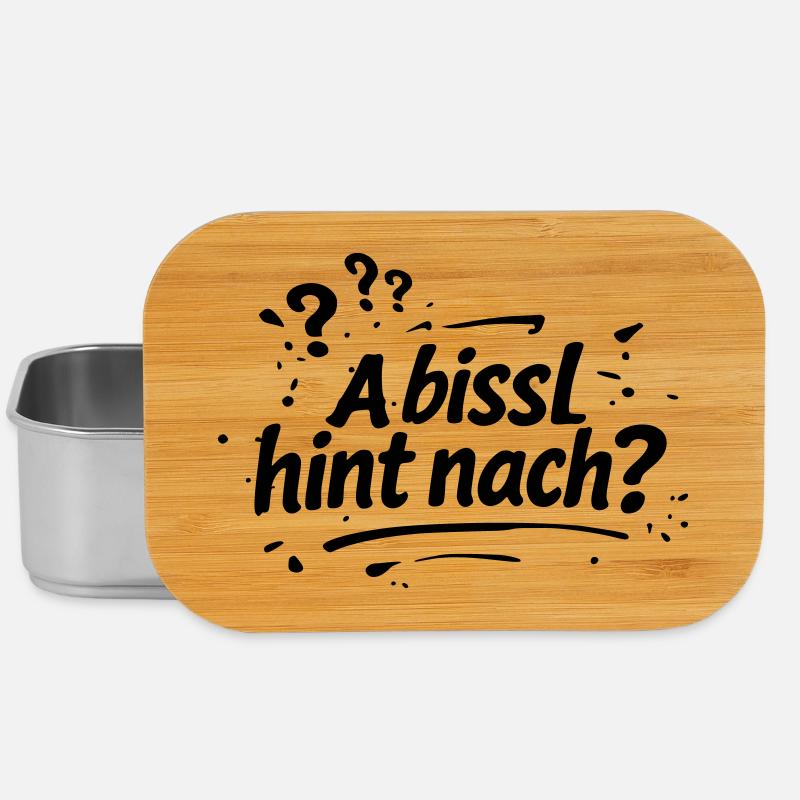 A bissel hint nach - Lunch Box - Silber
