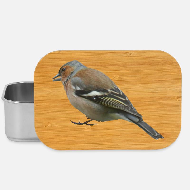 Chaffinch (side) - Lunch Box - silver