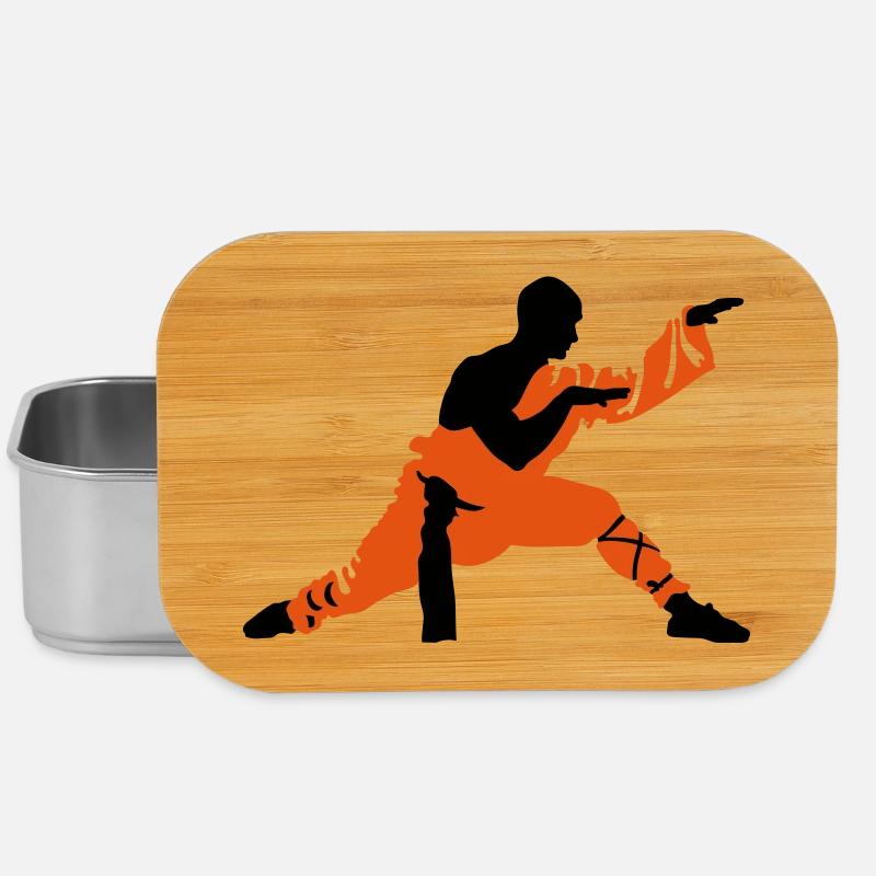 Kung fu - Lunch Box - Silber