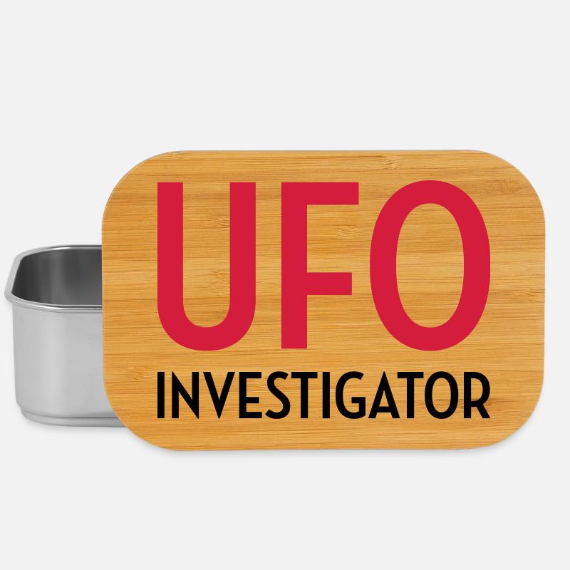 Ufo Alien Raum außerirdisches Aussenseiter - Lunch Box - Silber